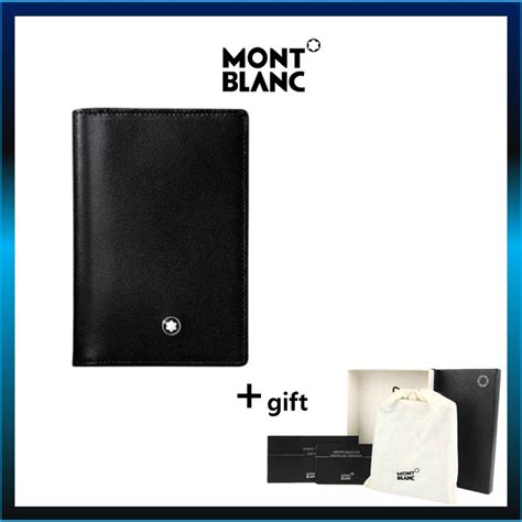 Carteira Mont Blanc Preta Masculina Original .